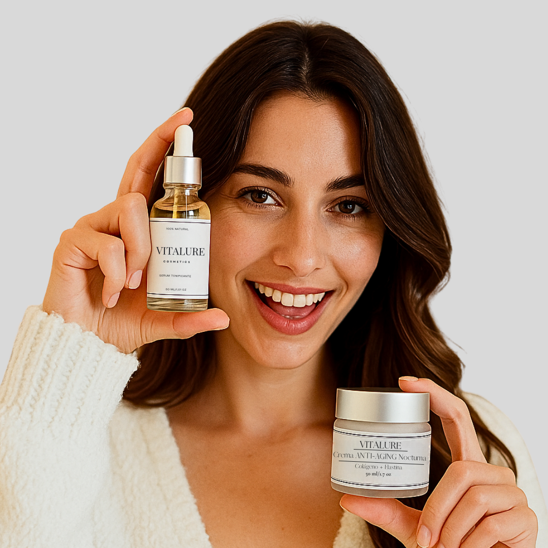 KIT ANTI-AGE (Colágeno y Elastina) SÉRUM TONIFICANTE + CREMA ANTI-AGE NOCTURNA