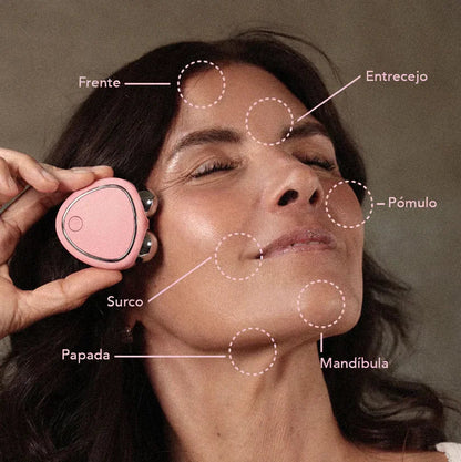 SKINDION | Masajeador facial de microcorriente + Gel conductor de REGALO